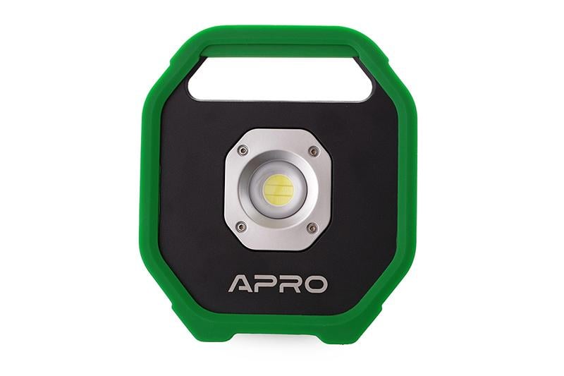 Прожектор акумуляторний світлодіодний Apro 10 Вт 3,7V 4400 mAh (900520)