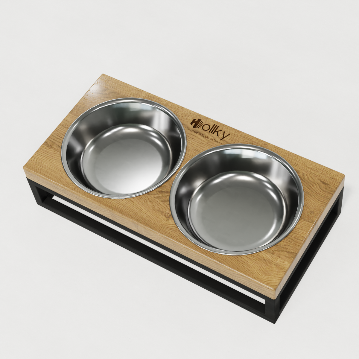 Миски на підставці для маленьких собак і котів Hollky Base XS 2х0,25 л (BXS-28145-BLNT) - фото 7