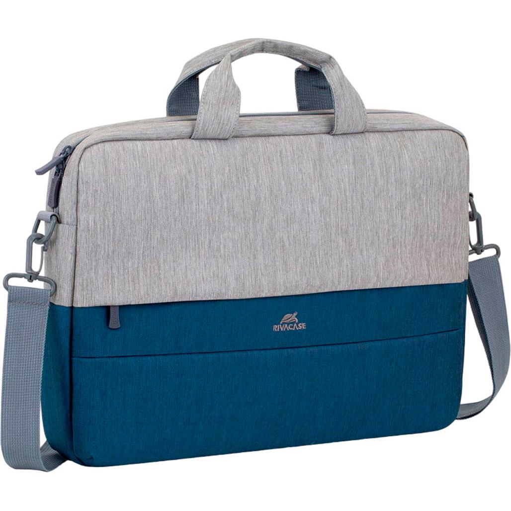 Сумка для ноутбука RivaCase Pater 7532 15.6'' Grey/Dark Blue