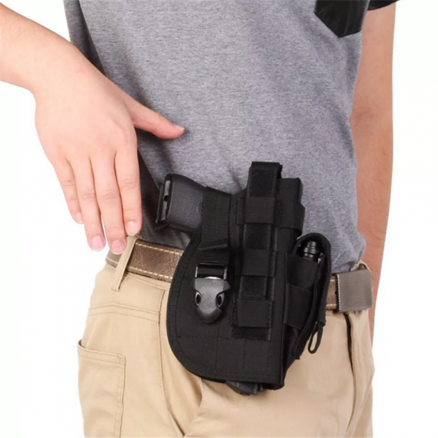 Кобура с карманом для магазина Clefers Tactical D148 Черный (5002189) - фото 6