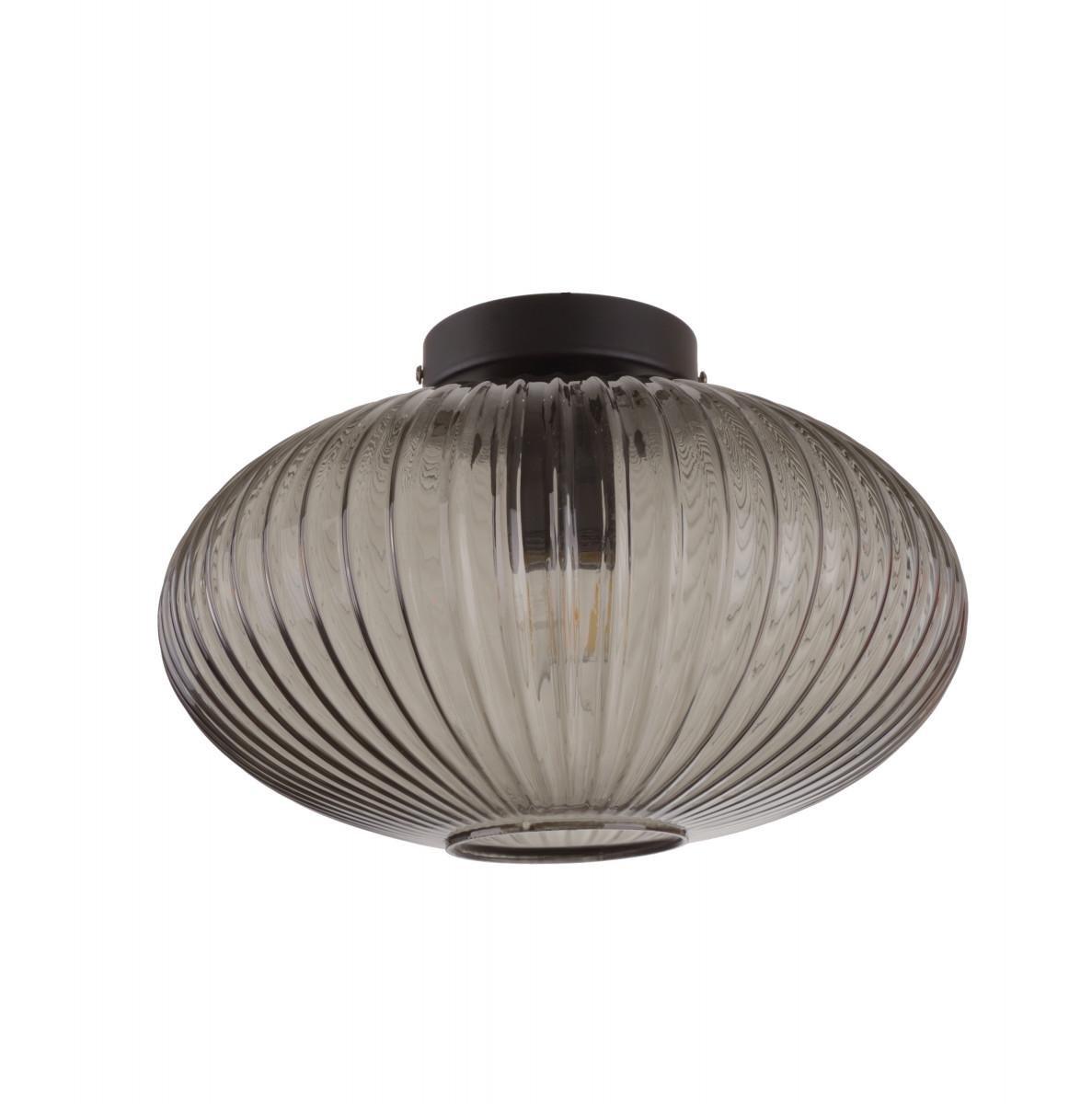 Люстра з рельєфним плафоном Brille BR-01 477C/1 E27 SBK