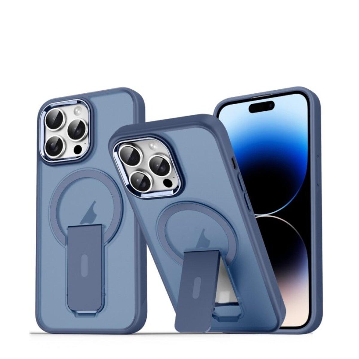 Противоударный чехол с подставкой Cosmic Magnetic Stand for Apple iPhone 14 Pro Blue