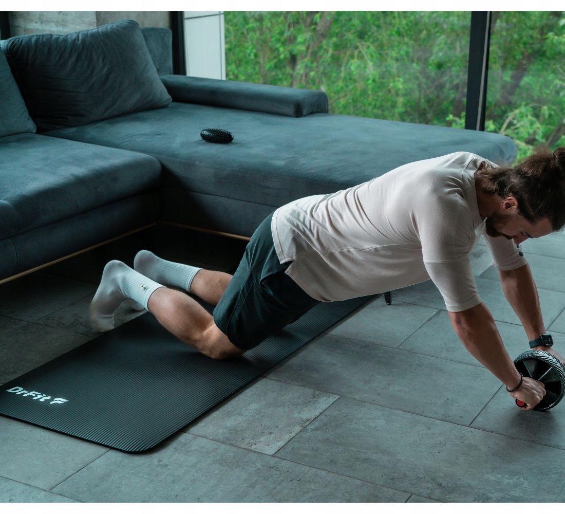 Килимок для спорту DrFit NBR 60 з чохлом 183 см Чорний - фото 9 Килимок для спорту DrFit NBR 60 з чохлом 183 см Чорний - фото 9
