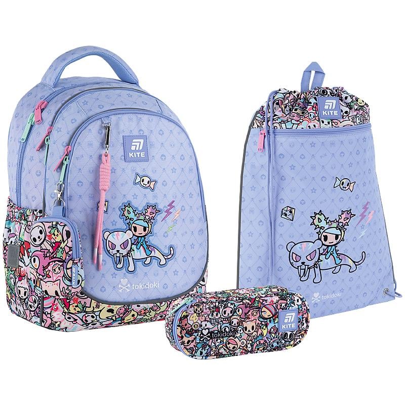 Школьный набор KITE Education Tokidoki SET TK25-700M рюкзак/пенал/сумка