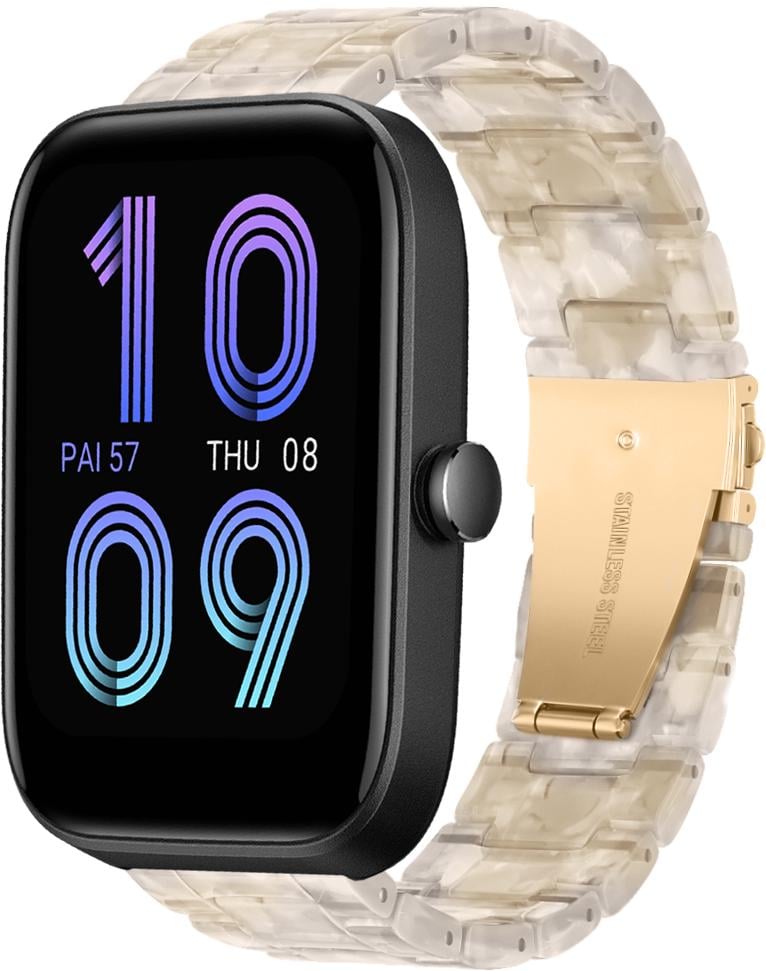 Ремінець із Cмоли Resin для Amazfit Bip 3/Pro Cream (28811-6E)