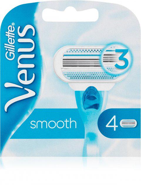 Картриджі змінні для гоління жіночі Gillette Venus Smooth 4 шт. (7413848)