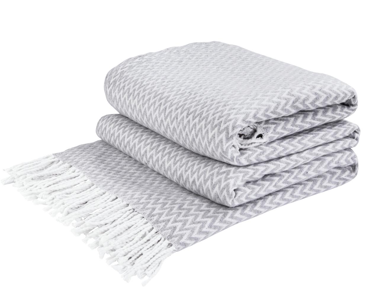 Плед хлопковый Love You Зигзаг 140x200 см (4158)