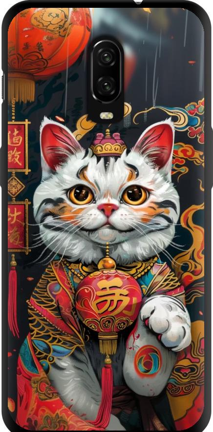 Чехол на OnePlus 6T China Cat v2 (6135b-1587-42517)