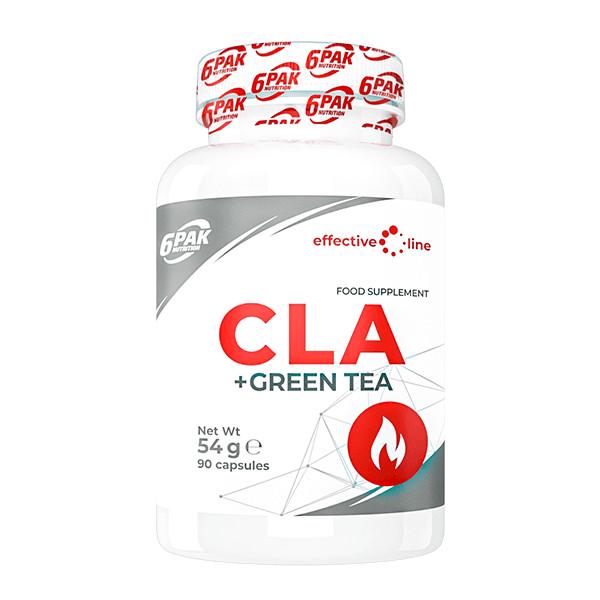 Жиросжигатель 6PAK Nutrition CLA + Green Tea 90 Caps Жиросжигатель 6PAK Nutrition CLA + Green Tea 90 Caps