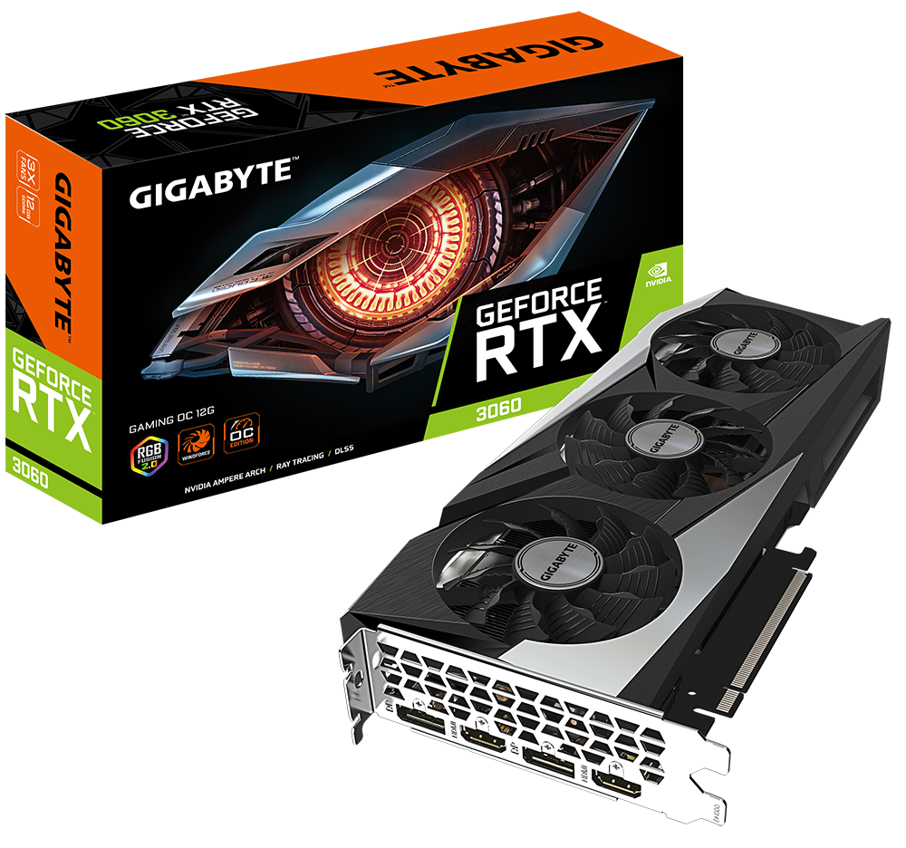 Відеокарта Gigabyte GeForce RTX 3060 GAMING 12G (871)