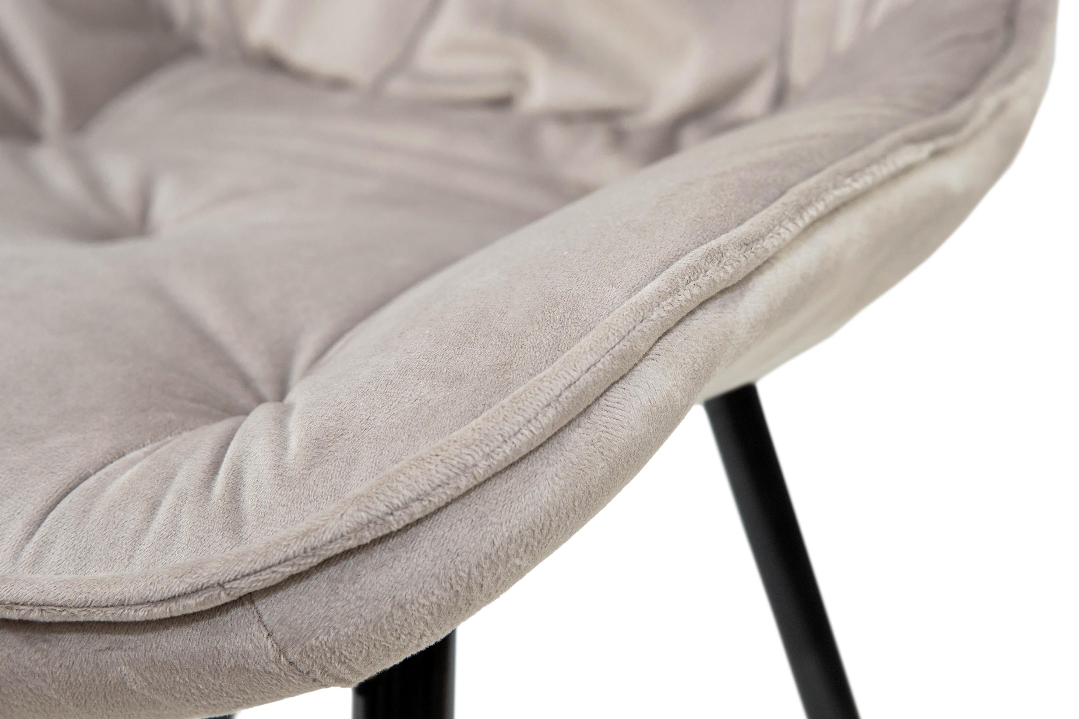 Стілець для кухні та вітальні ГРЕЙС Прадо-R 500х910х580 мм Чорний/Бежевий (GAА0057240) - фото 3 Стілець для кухні та вітальні ГРЕЙС Прадо-R 500х910х580 мм Чорний/Бежевий (GAА0057240) - фото 3