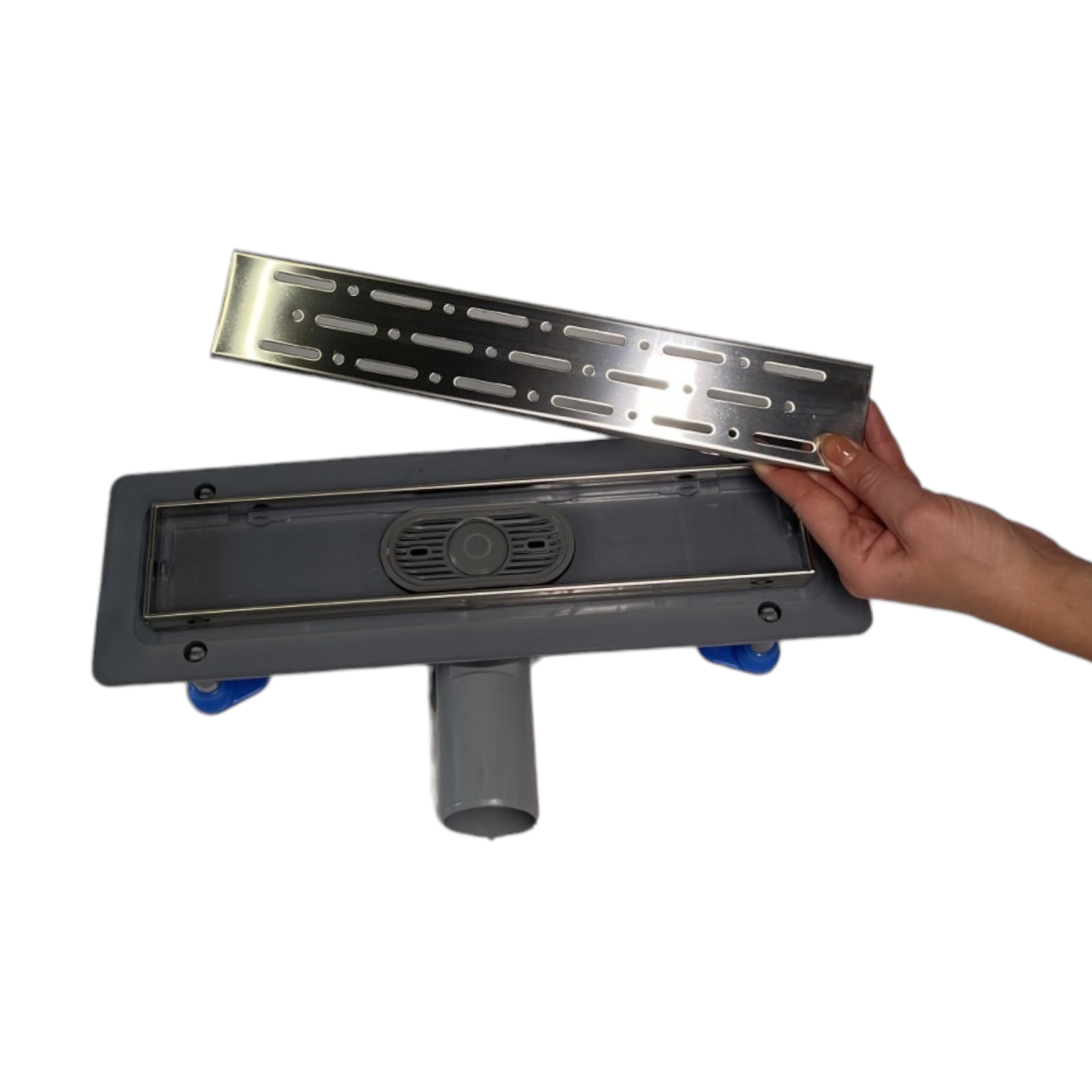 Трап зливний для душу з горизонтальним виходом та сухим затвором 33 см (4024.0Y050K.033.1) - фото 5