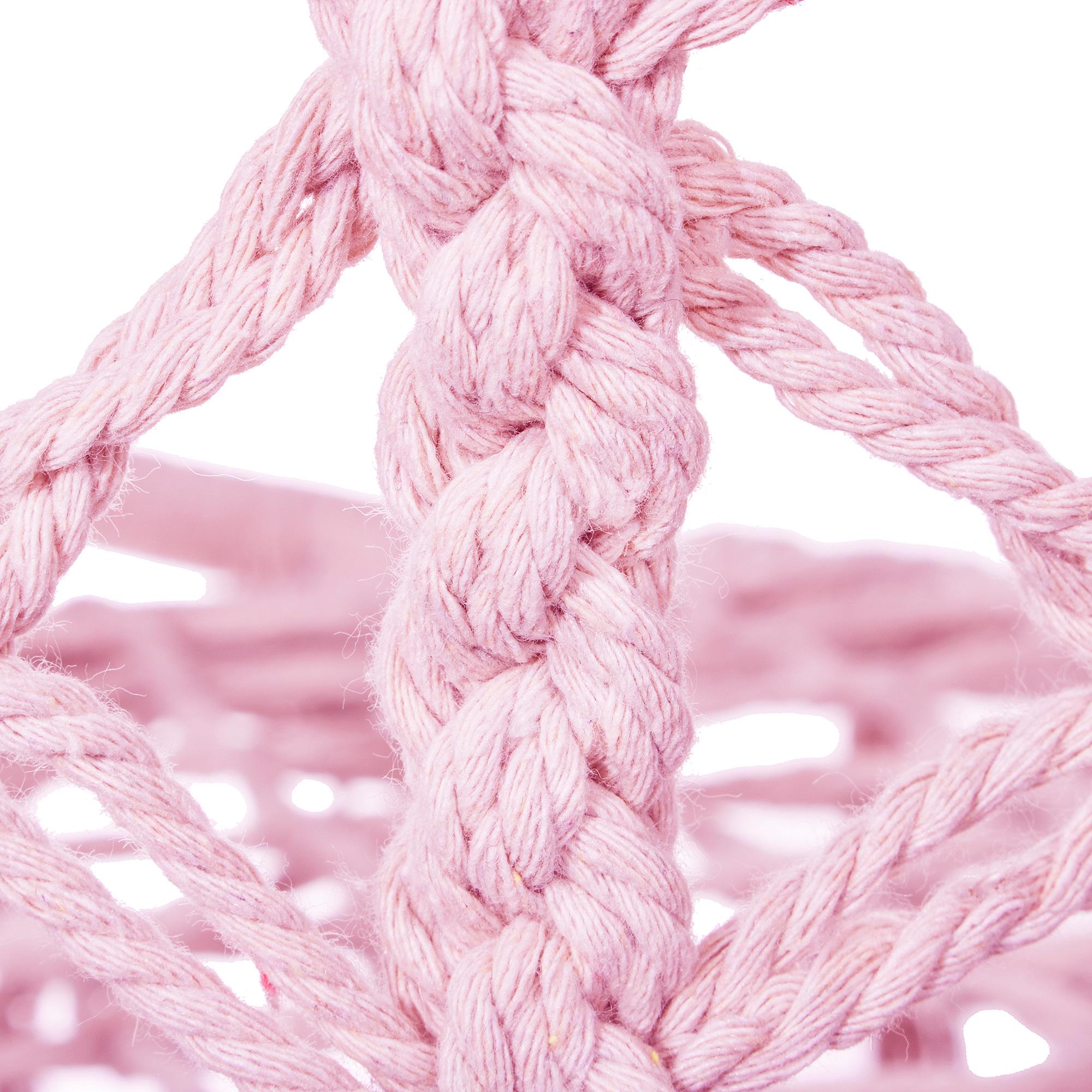 Крісло-гойдалка підвісне Springos SPR0042 плетене Pink - фото 3 Крісло-гойдалка підвісне Springos SPR0042 плетене Pink - фото 3