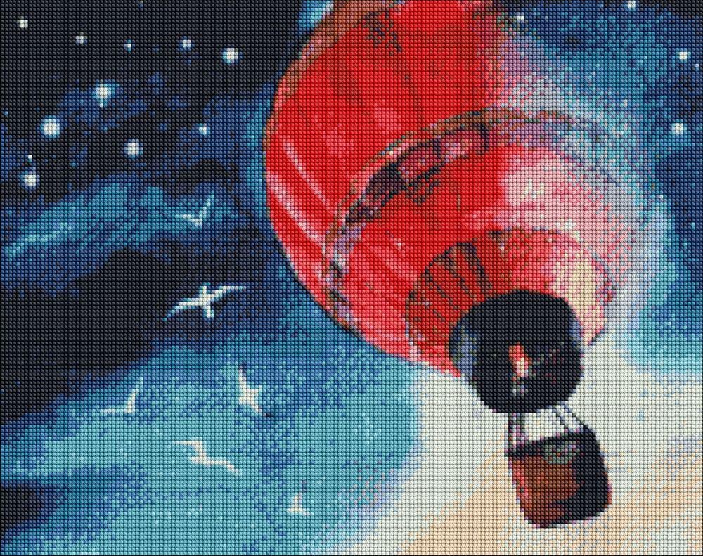 Алмазна мозаїка Повітряне диво DIY-7170 на підрамнику повна викладка 50x40 см (27985)