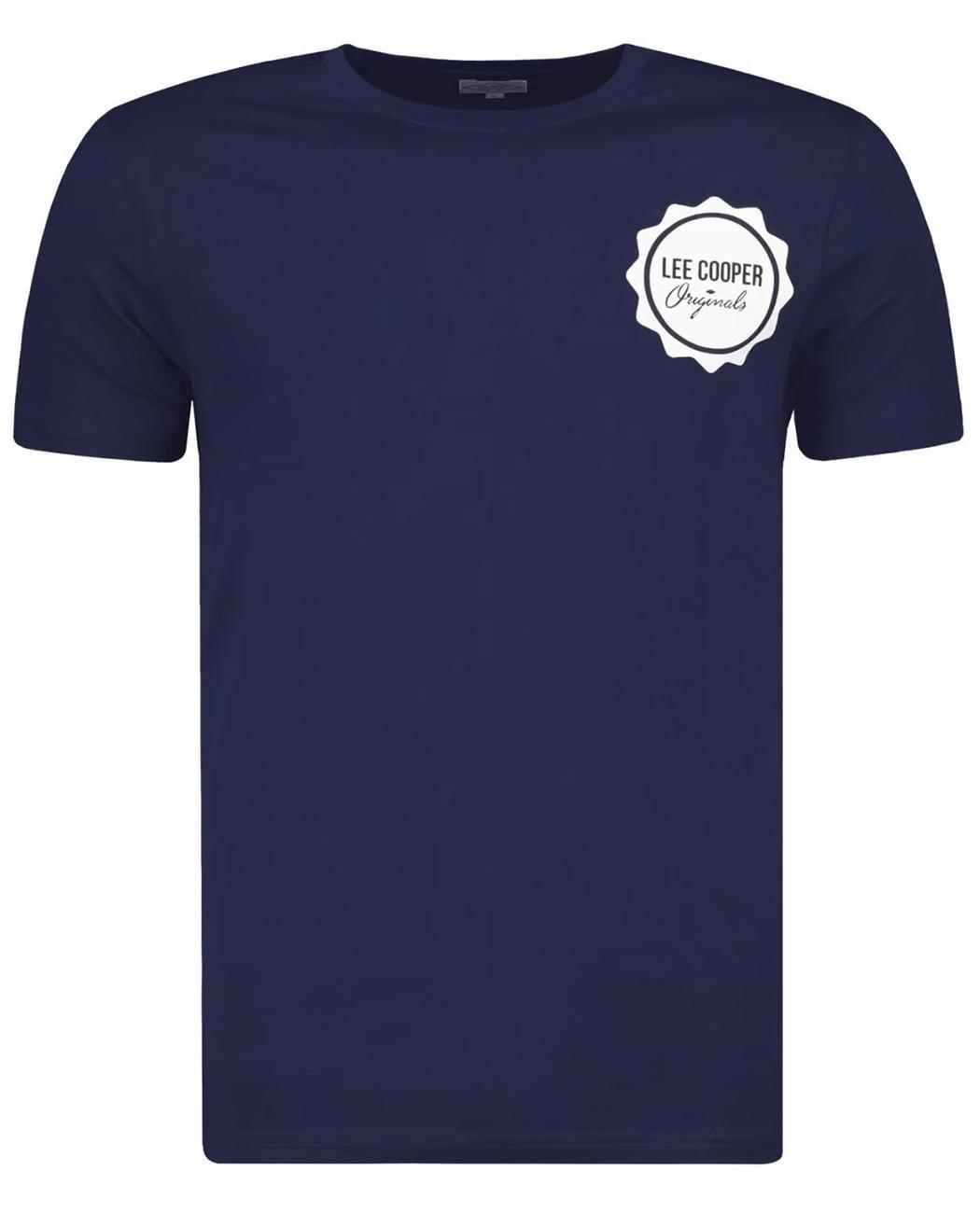 Футболка мужская Lee Cooper LCUMTEE08EPE M Синий (9911111148585)