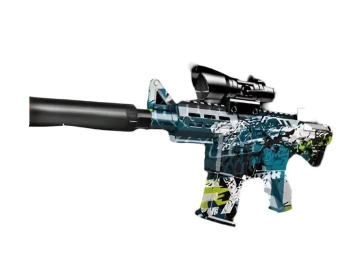 Автомат 1626-3 автоматичний стріляє орбізами 7,4V глушник з підсвічуванням/захисні окуляри (28080745)