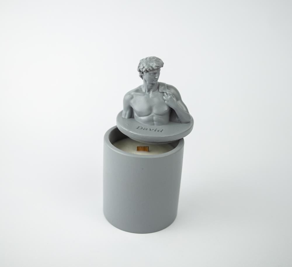 Аромасвечка Гранд Презент David Agarwood 100% wood wax 165 г Gray (nac 1007gy) Аромасвечка Гранд Презент David Agarwood 100% wood wax 165 г Gray (nac 1007gy)