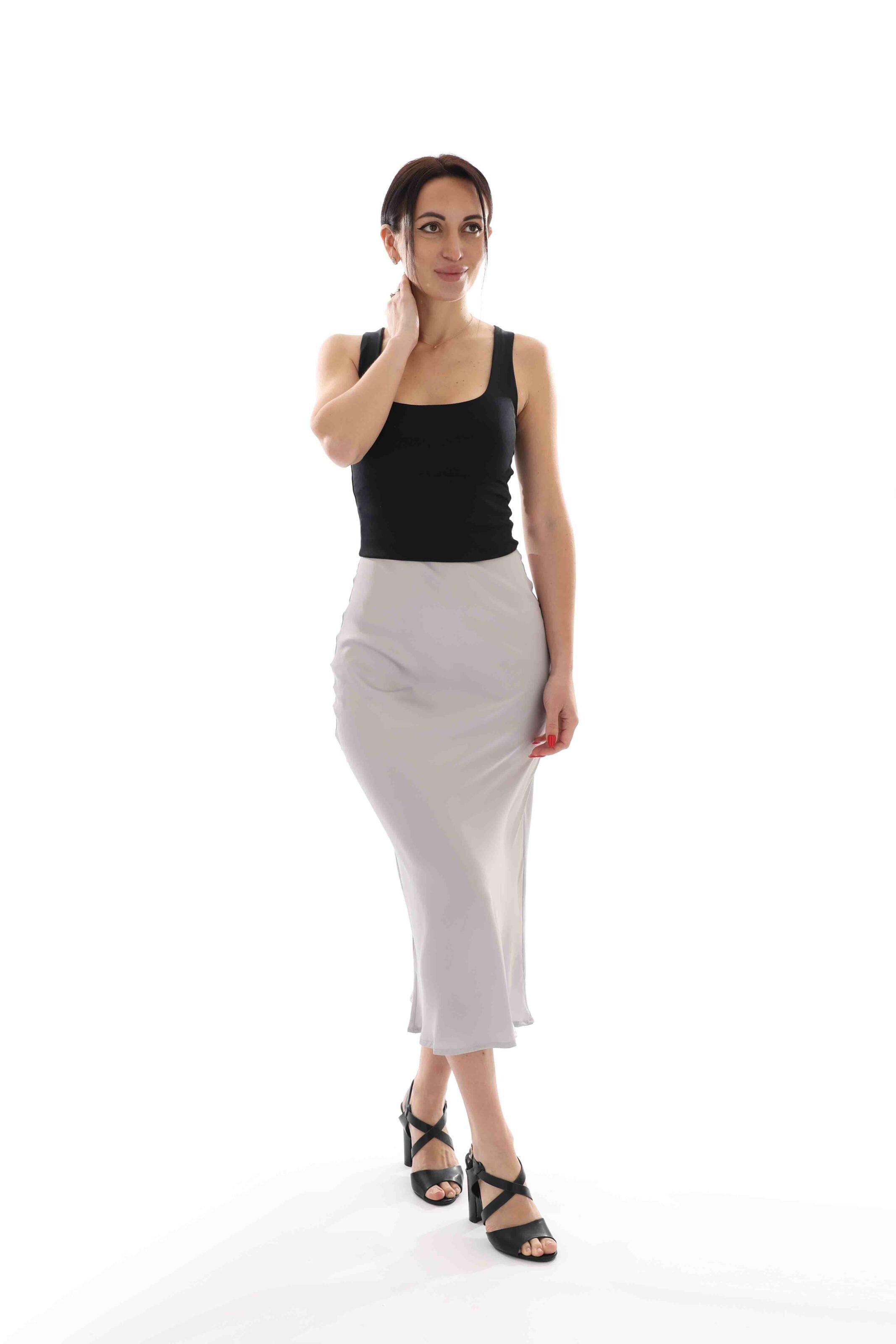 Юбка женская р. 42 Серый (278088-42)