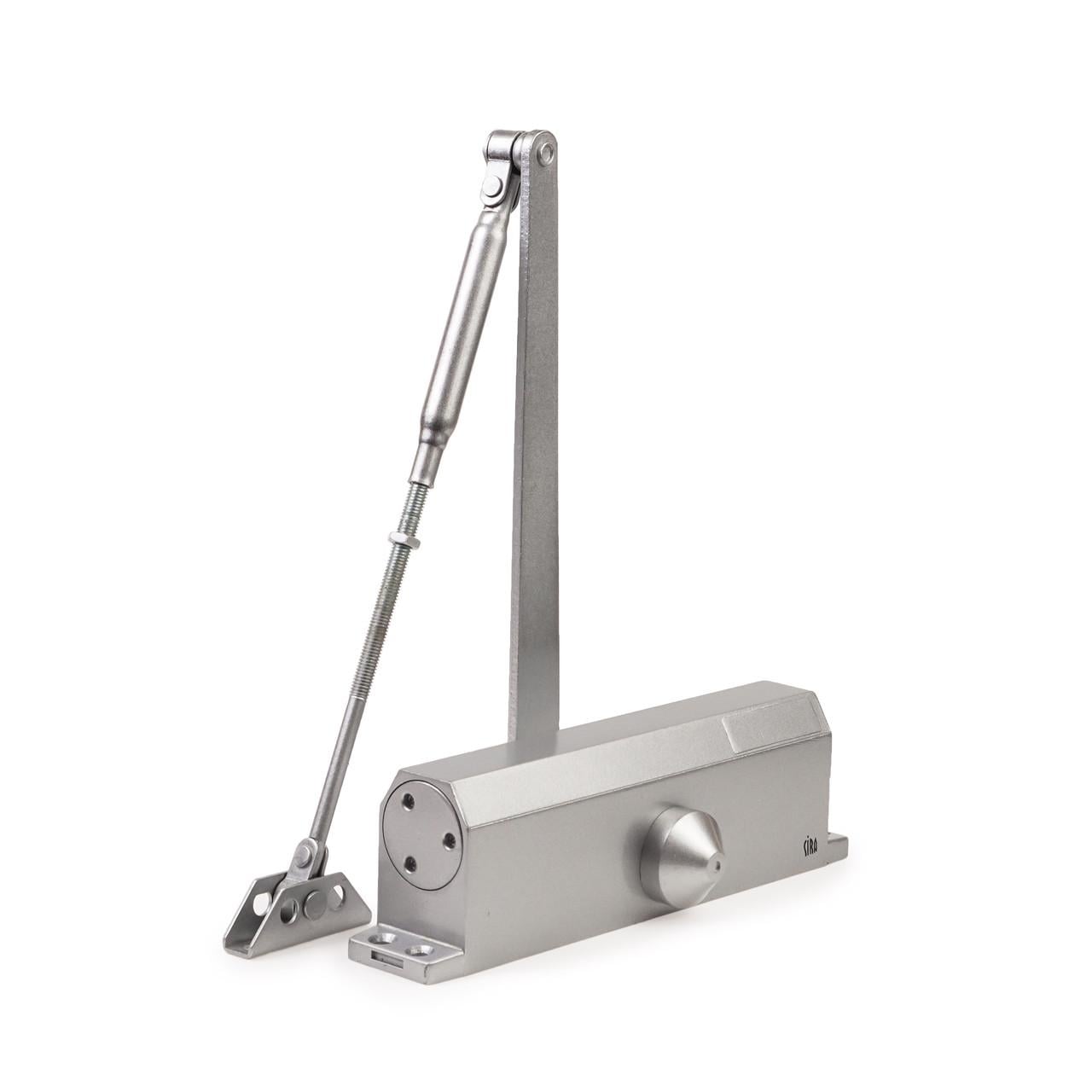 Дверний доводчик Siba SB-1015 EN5 до 120 кг Сріблястий (SB-1015 Silver)