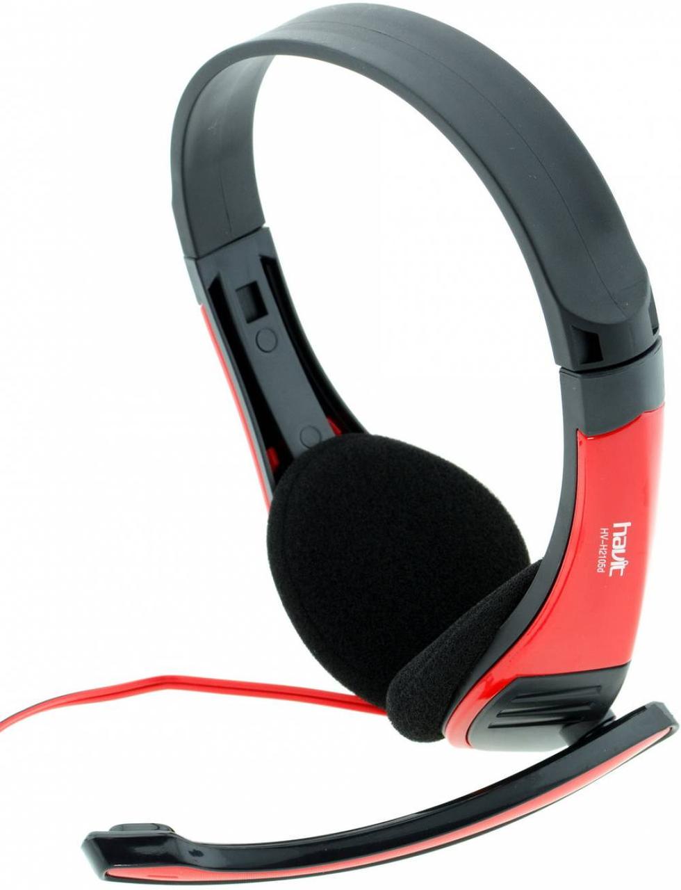 Навушники Havit HV-H2105d Black/Red - фото 2