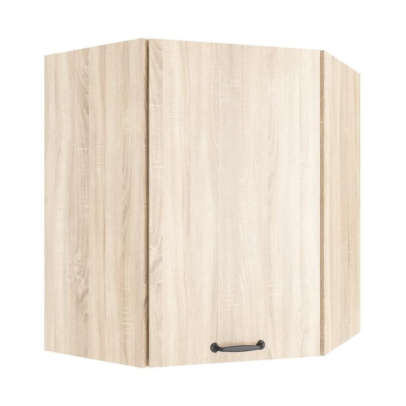 Шкаф навесной угловой 600х317х718 мм Дуб Сонома (H-17)