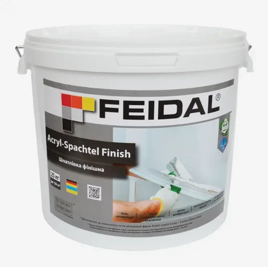 Шпаклевка финишная интерьерная Feidal Acryl-Spachtel Finish 25 кг (1886455431)