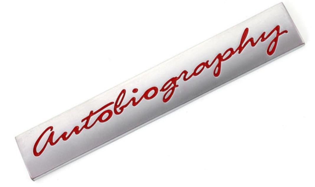 Эмблема Autobiography Range Rover Land Rover на крышку багажника (2490998006)