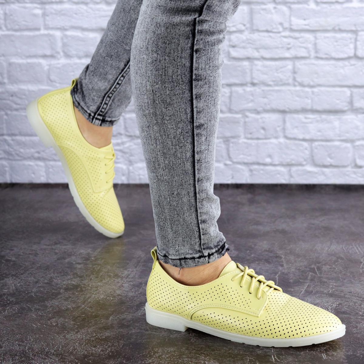 Туфли женские Fashion р. 39 24,5 см Желтый (1772) - фото 7