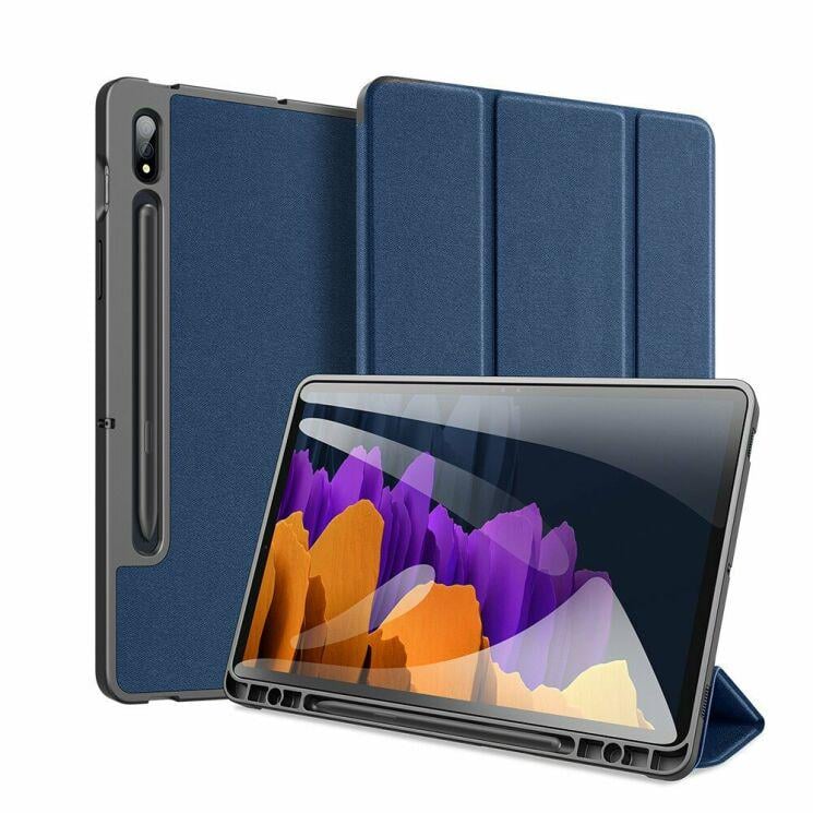 Чехол-книжка Dux Ducis Domo Series для Samsung Galaxy Tab S7 11'' T870/T875/T876B Blue