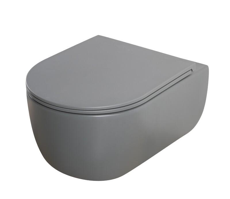 Унитаз подвесной MIXXUS Premium TOPPER-0303-R безобедочный 495x370 мм Графит (OL-MP6657) - фото 2 Унитаз подвесной MIXXUS Premium TOPPER-0303-R безобедочный 495x370 мм Графит (OL-MP6657) - фото 2