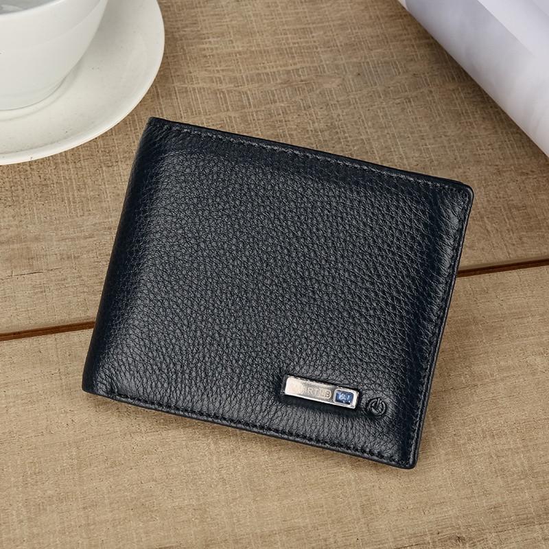 Кошелек SUNROZ Smart LB Wallet кожа Темно-синий (912904168)