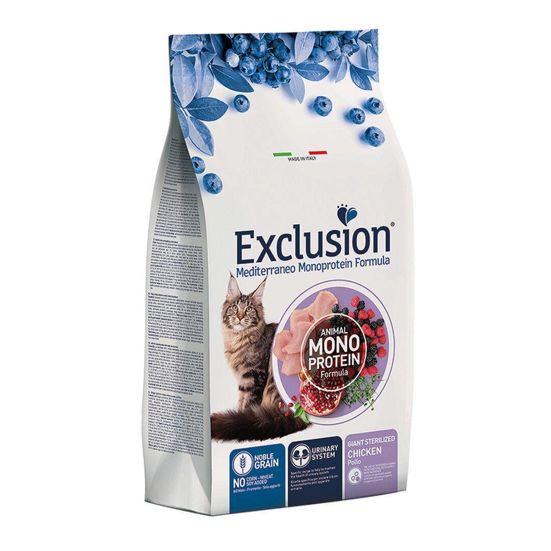 Корм сухий для стерилізованих котів Exclusion Sterilized Giant Cat Chicken 300 г (8011259003812)