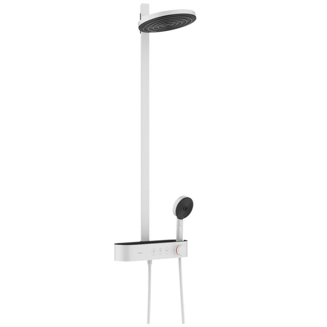 Душевая система Hansgrohe Pulsify Showerpipe 260 EcoSmart с термостатом Белый матовый (LM-24241700)