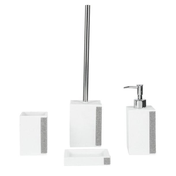 Щітка для туалету Axentia Ліндос з декором полігума 9,2x38,5x9,2 см Білий (134350) - фото 5 Щітка для туалету Axentia Ліндос з декором полігума 9,2x38,5x9,2 см Білий (134350) - фото 5