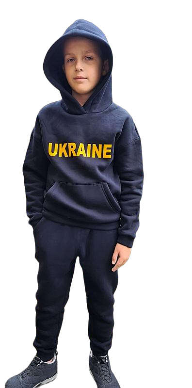 Спортивний костюм для хлопчика 140 см Чорний (PL-80779-140ч)
