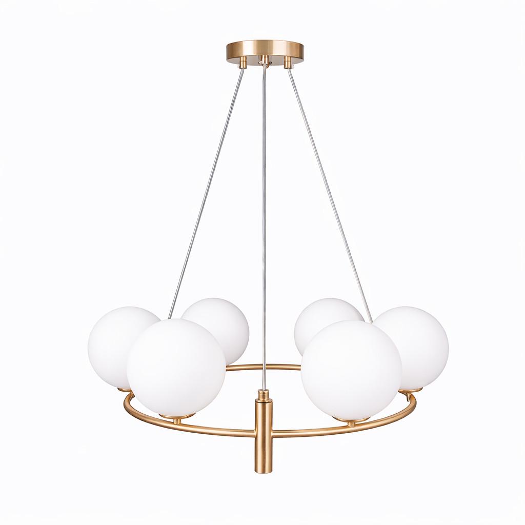 Люстра Прометей P9-2880/6 CP Copper на шість плафонів (32084281)