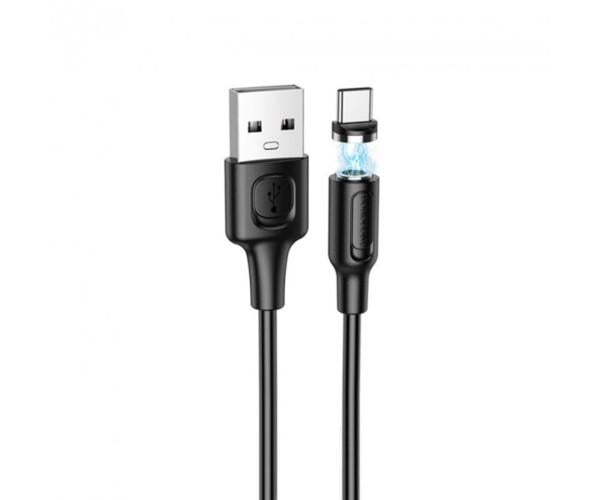 Кабель Data Borofone BX41 USB-Type-C 2,4A connectors magnetic 1 м Black (06BX41CB) Кабель Data Borofone BX41 USB-Type-C 2,4A connectors magnetic 1 м Black (06BX41CB)