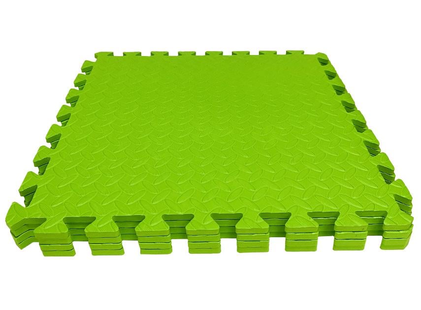 Підлога м'яка-пазл EVA 500х500х10 мм Зелений (1994668795) - фото 2 Підлога м'яка-пазл EVA 500х500х10 мм Зелений (1994668795) - фото 2