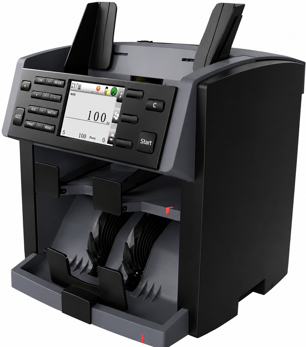 Счетчик банкнот Smart F MA-7100 профессиональный для UAH/USD/EUR/CHF с проверкой подлинности и скоростью до 1300 банкнот/мин. (35418828)