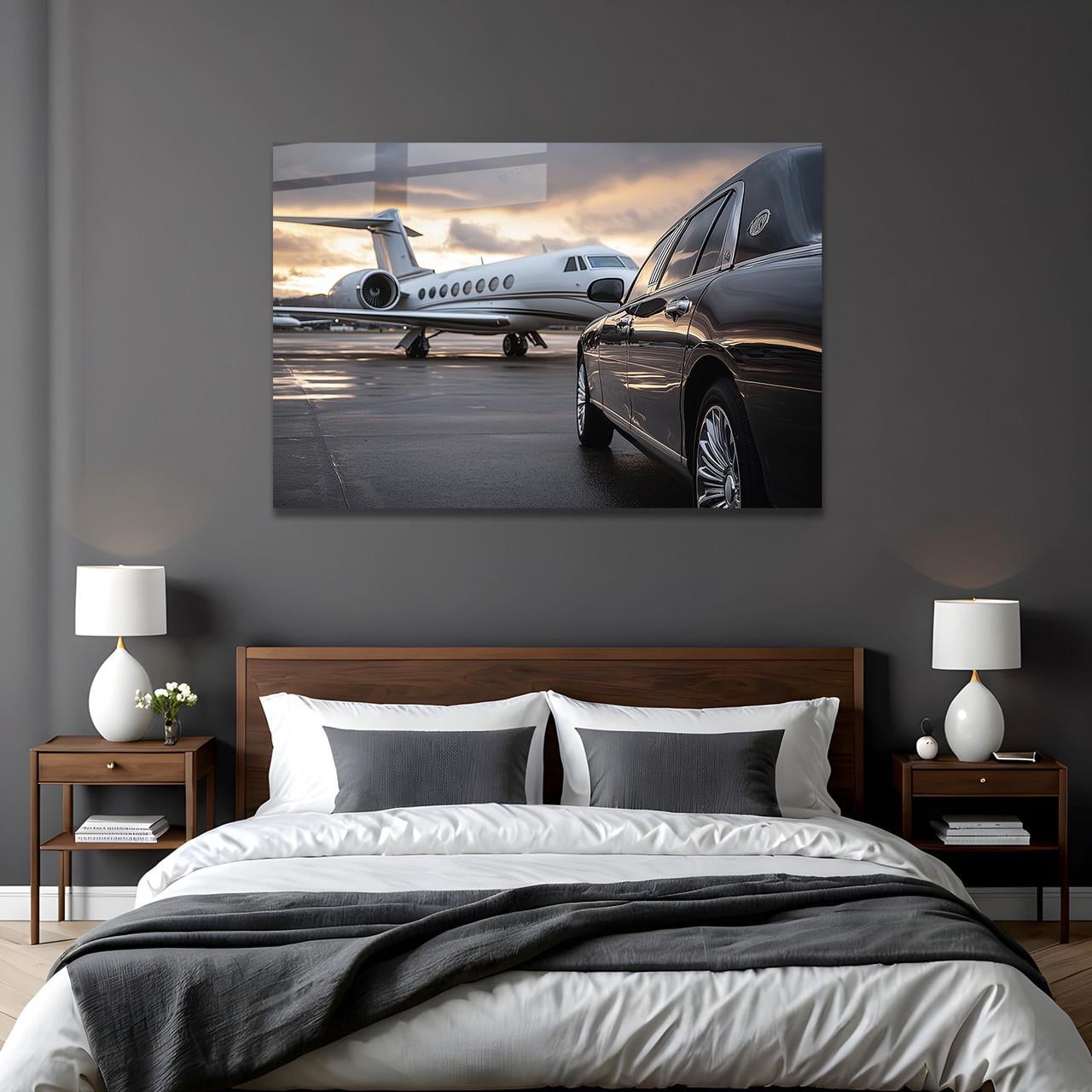 Картина на стекле NovellaPrint Элегантный полет 60х40 см (526.1)