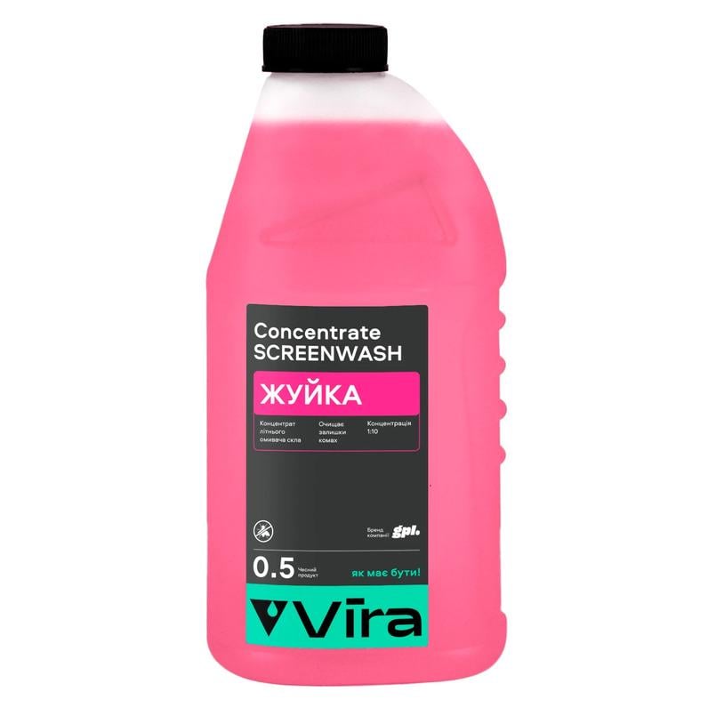 Омивач скла літній VIRA Жуйка концентрат 0,5 л (VI0509)