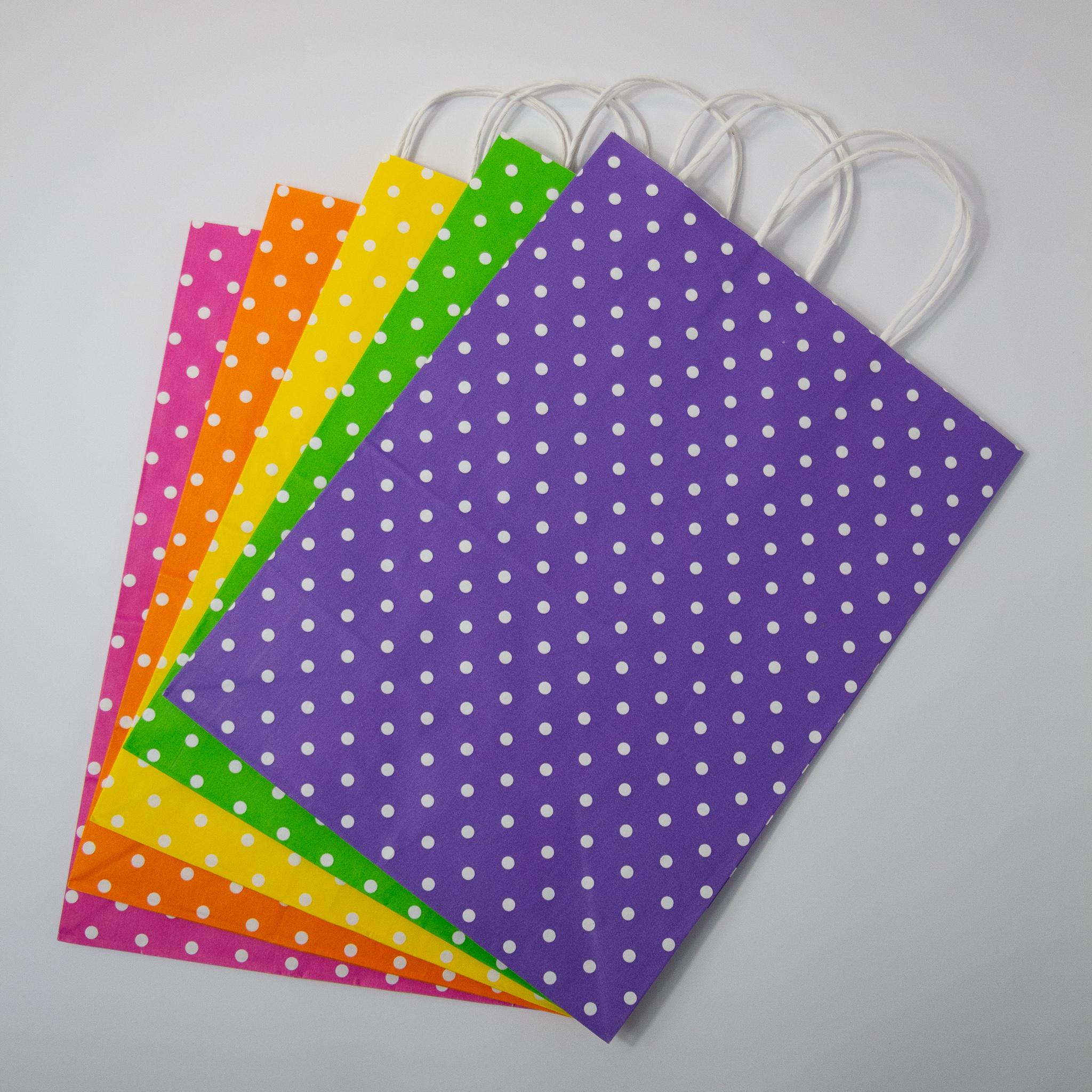 Пакет бумажный с кручеными ручками Eko-kraft 260х150х350 мм 50 шт. Розовый - фото 7