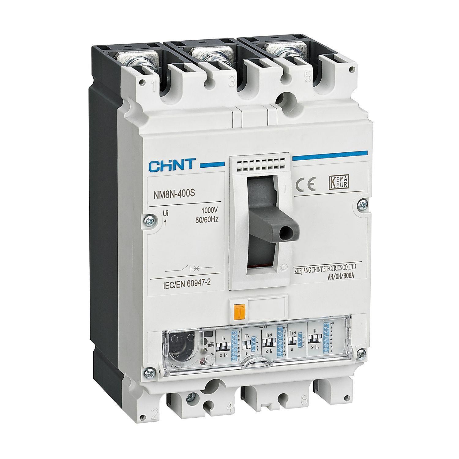 Автоматичний вимикач CHINT NM8N-400S EN 3Р 250А 50кА в литому корпусі (269402)