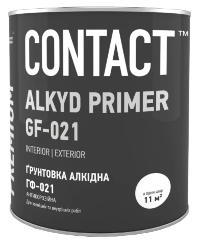 Грунтовка антикоррозионная CONTACT ГФ-021 ЭПИ 50 кг Красно-коричневый (2459639131)