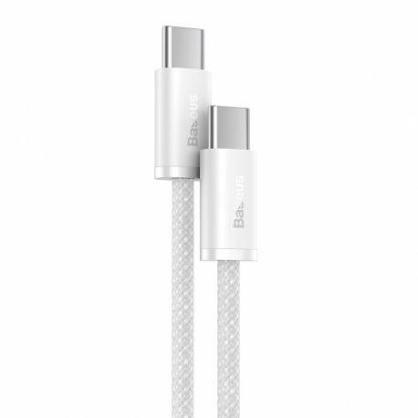 Кабель BASEUS Dynamic Series Fast Charging Type-C to Type-C 100W 2 м White (CALD000302) - фото 2