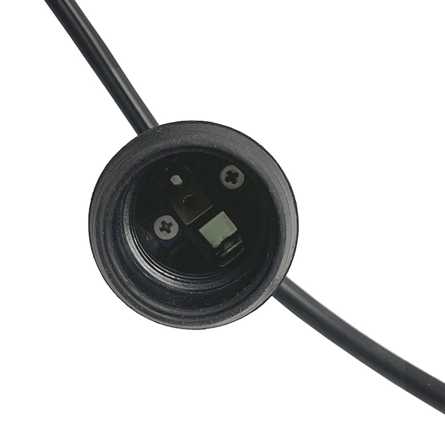 Гирлянда уличная ретро Solar-PATIO E27 IP65 10 м 21 лампа и 2 запасные - фото 4 Гирлянда уличная ретро Solar-PATIO E27 IP65 10 м 21 лампа и 2 запасные - фото 4