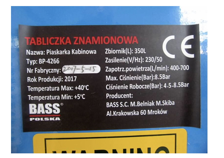 Камера пескоструйная Bass Polska 4266 350 л 8,5 бар 400-700 л/мин - фото 12