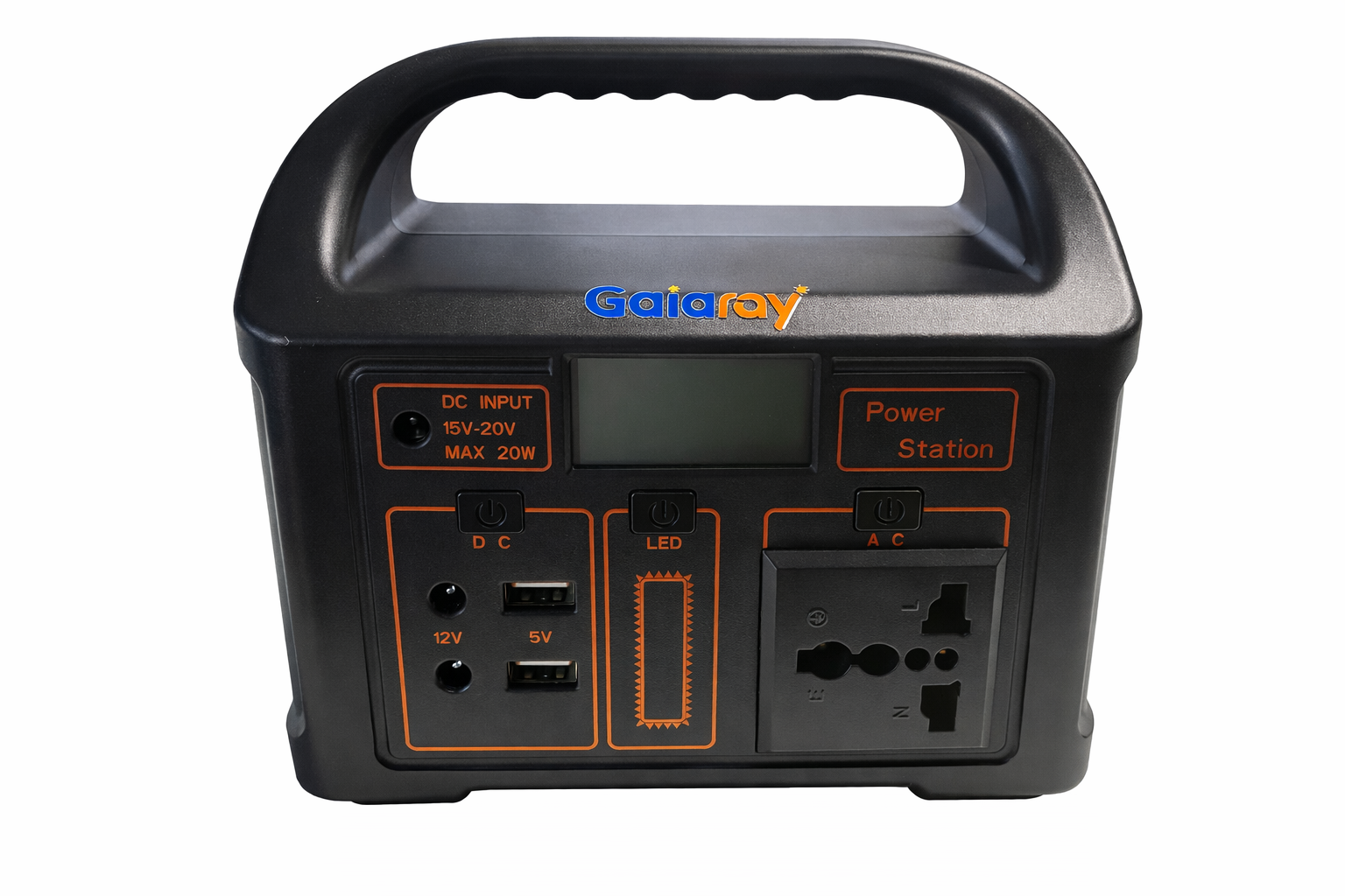 Зарядная станция портативная Gaia ray Eg012Li LiFePO4 AC/DC/USB Solar с розеткой 220V 100W 76800 mWh (33698871)