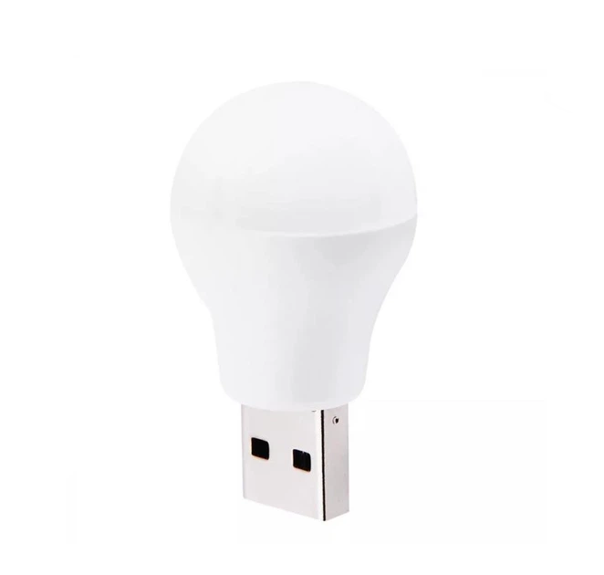 Лампа светодиодная USB 1 Вт White (м00018)