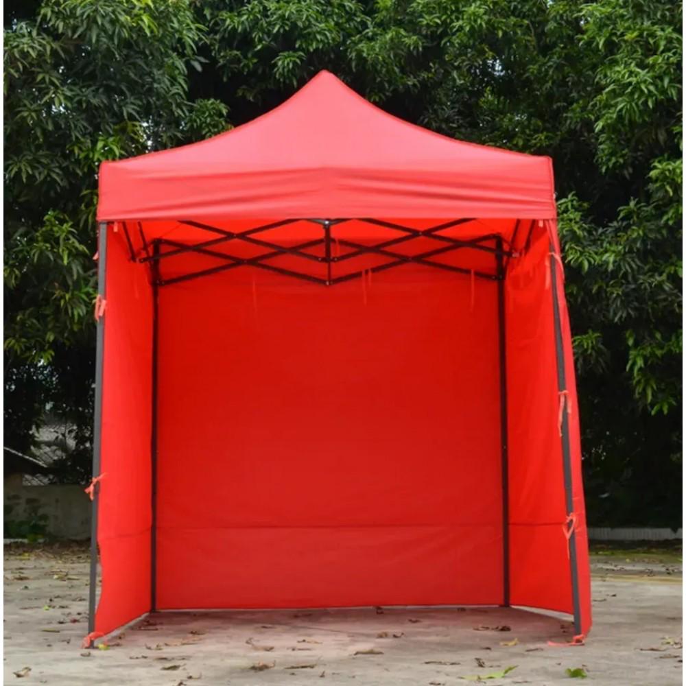 Павильон cадовый Bonro B-8003 3 стенки 1,95х1,95 м Красный (42400998) - фото 2